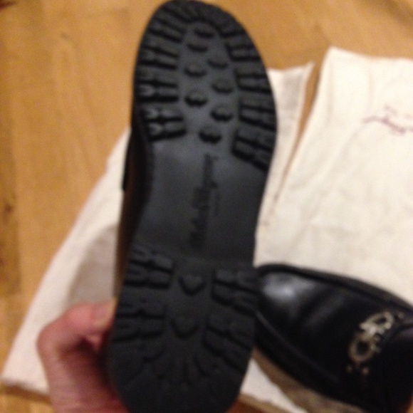 Salvatore Ferragamo Black Gancini Bit Loafers 11.5 main image 8